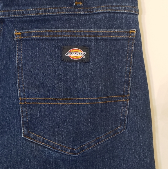 Dickies Flex Jeans Mens Size 32 X 30 Stretch Hi Rise Blue Denim - Picture 11 of 13